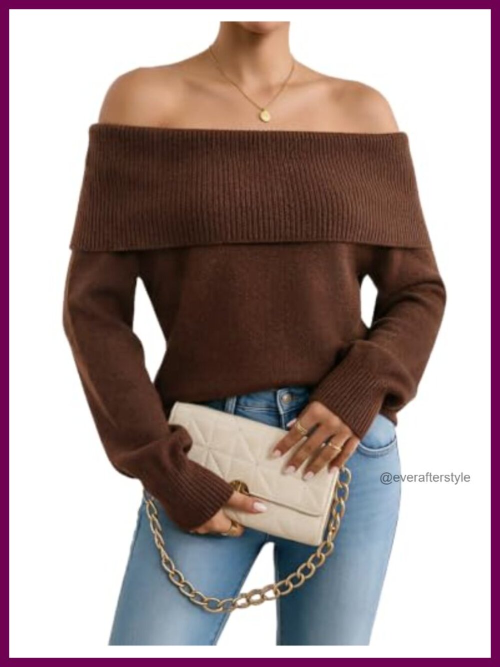 Off the Shoulder Ribbed Knit Sweater Sexy Long Sleeve Going Out Top